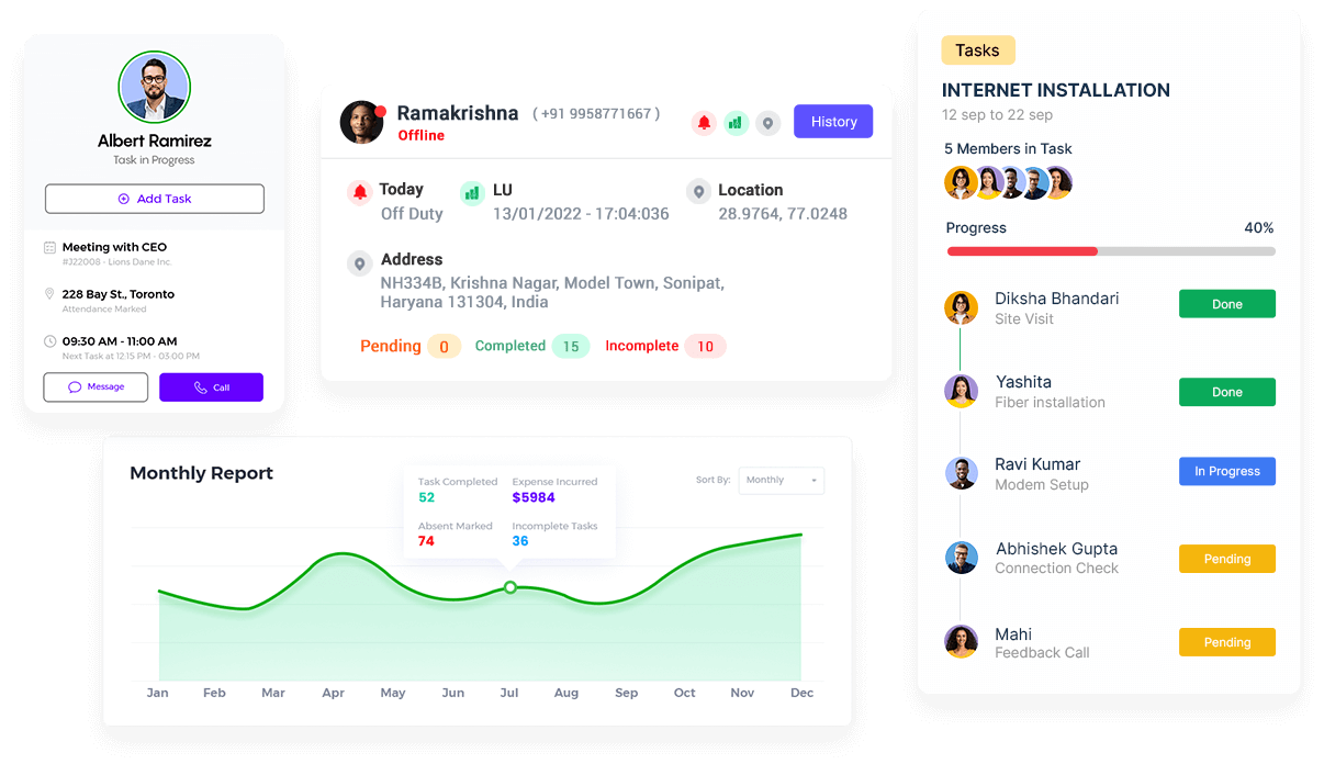 Field Force Scheduling App