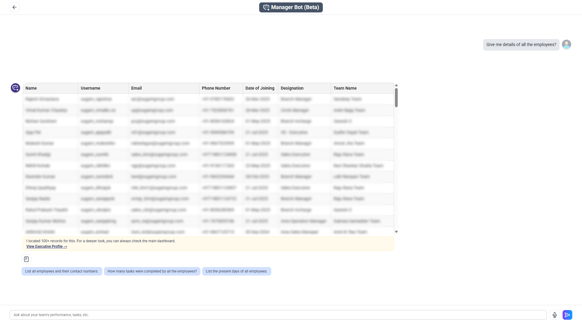 Structured Data Interpretation 