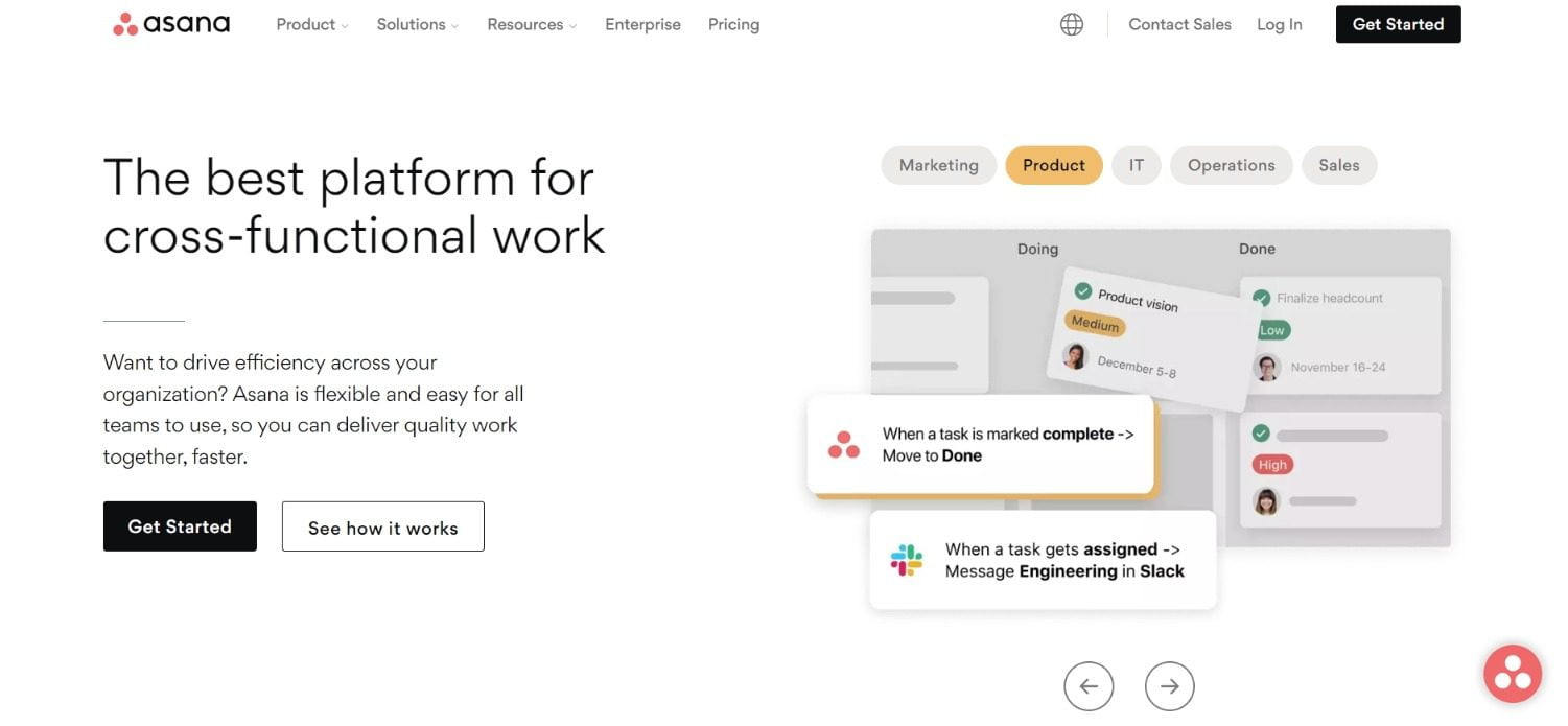 Asana task