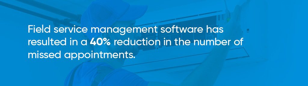 Field Service management software stats