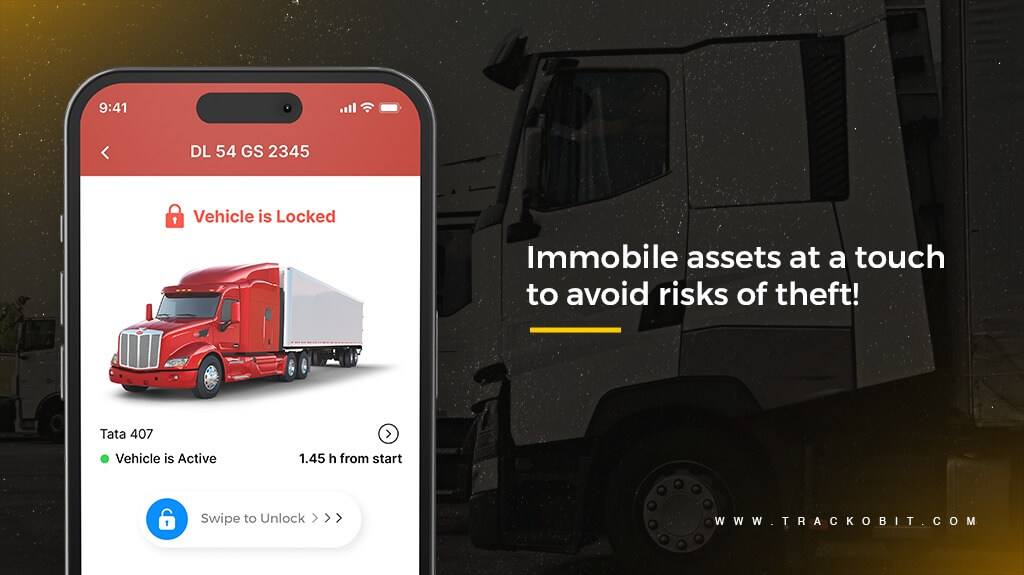 Immobile assets at a touch to avoid risks of theft!