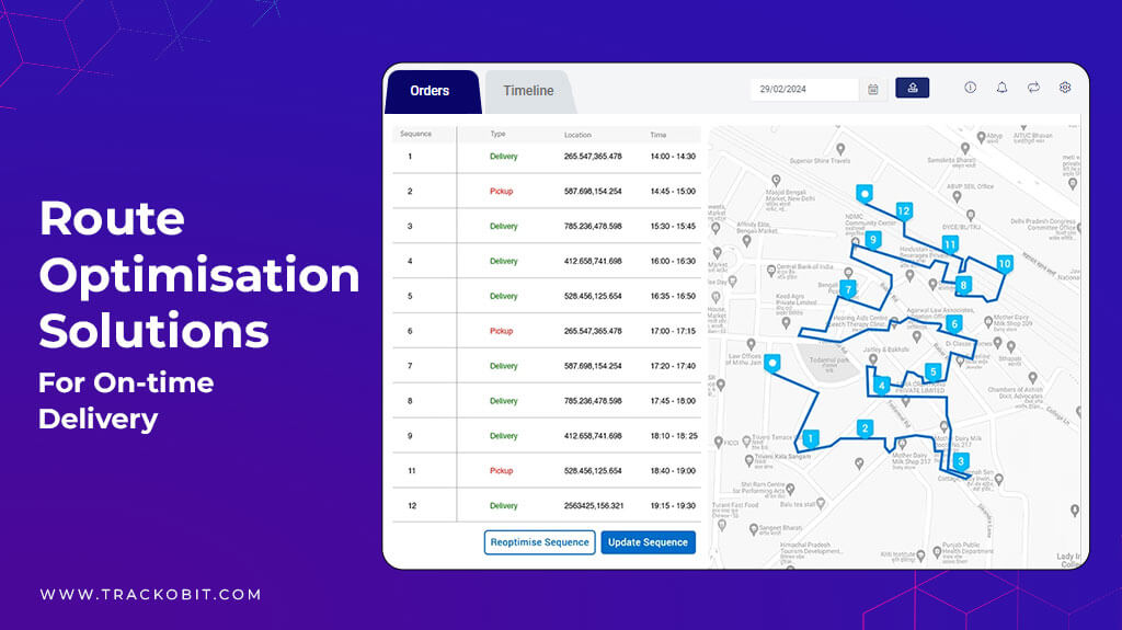 Route optimisation Solution for on-time Delivery