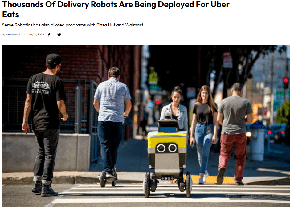 Food Delivery Trends-Robots for food delivery