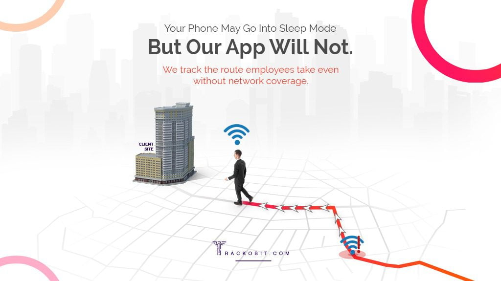 Track Employee live location when phone is in sleep
