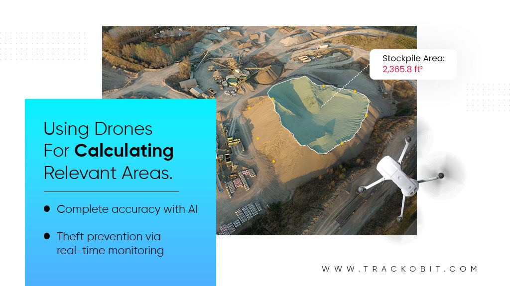 Using Drones for calculating relevant areas
