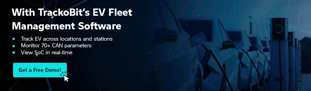 With TrackoBit’s EV Fleet Management Software