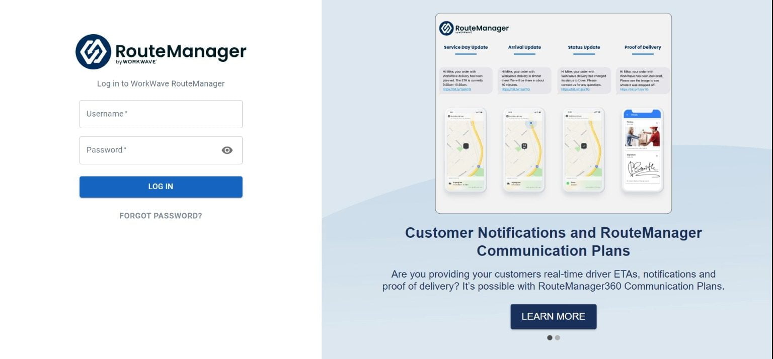 Workwave Route Manager